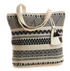 Black & White Jacquard Tote