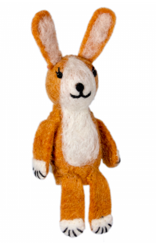Finger Puppet - Daisy Rabbit - CJ Gift Shoppe