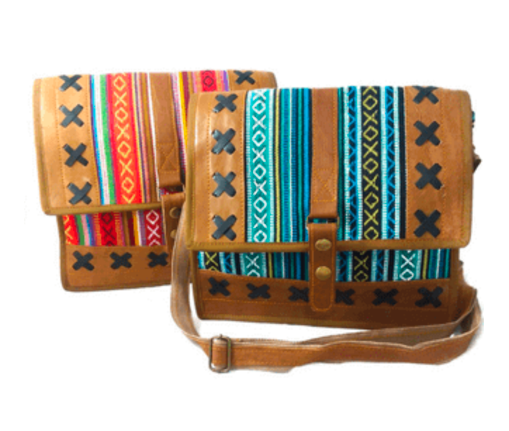Rectangular Gyari Leather Bag - CJ Gift Shoppe