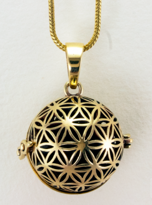 Flower of Life Diffuser Necklace - CJ Gift Shoppe