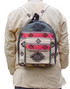 Cotton Small Block Print Backpack
