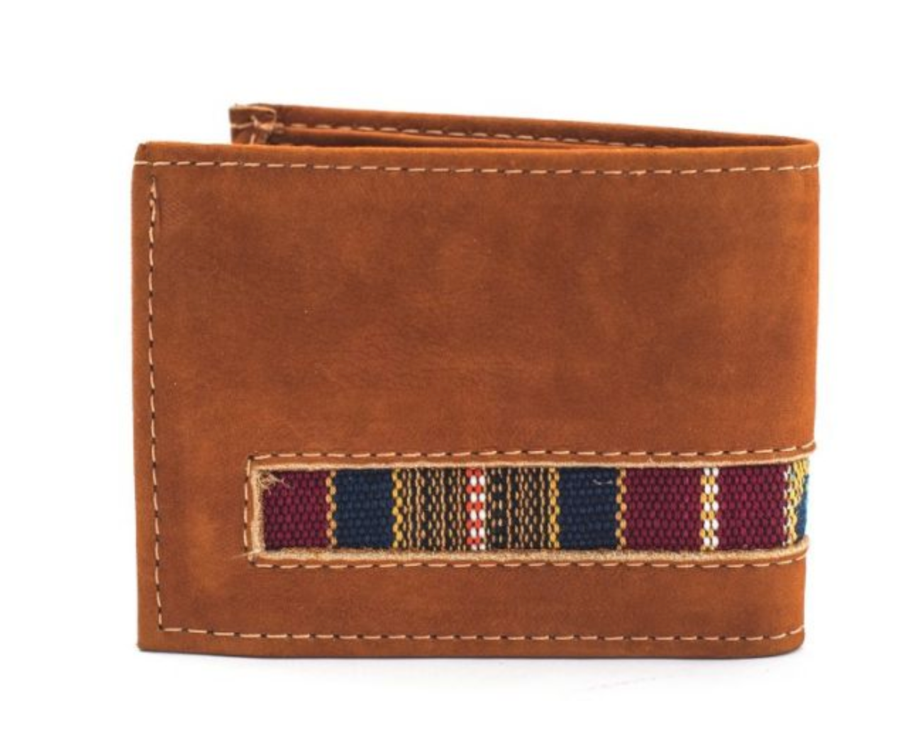 Leather and Ikat Wallet - CJ Gift Shoppe