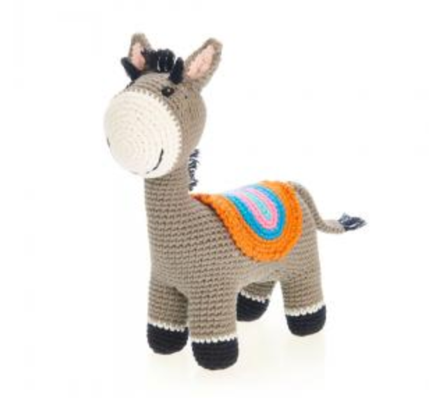 Donkey Rattle Toy - CJ Gift Shoppe