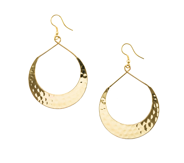 Lunar Crescent Earrings - CJ Gift Shoppe