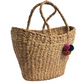 Pom Pom Shopping Basket - CJ Gift Shoppe