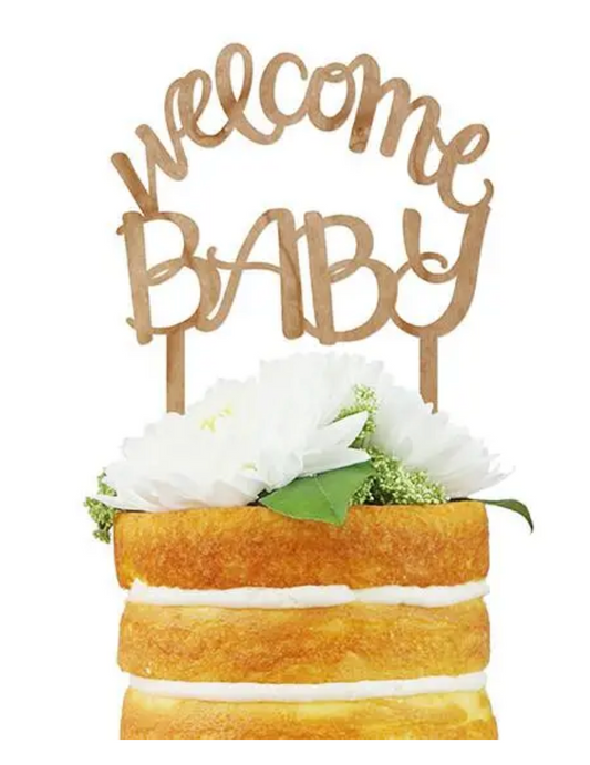 Welcome Baby Deluxe Topper - CJ Gift Shoppe