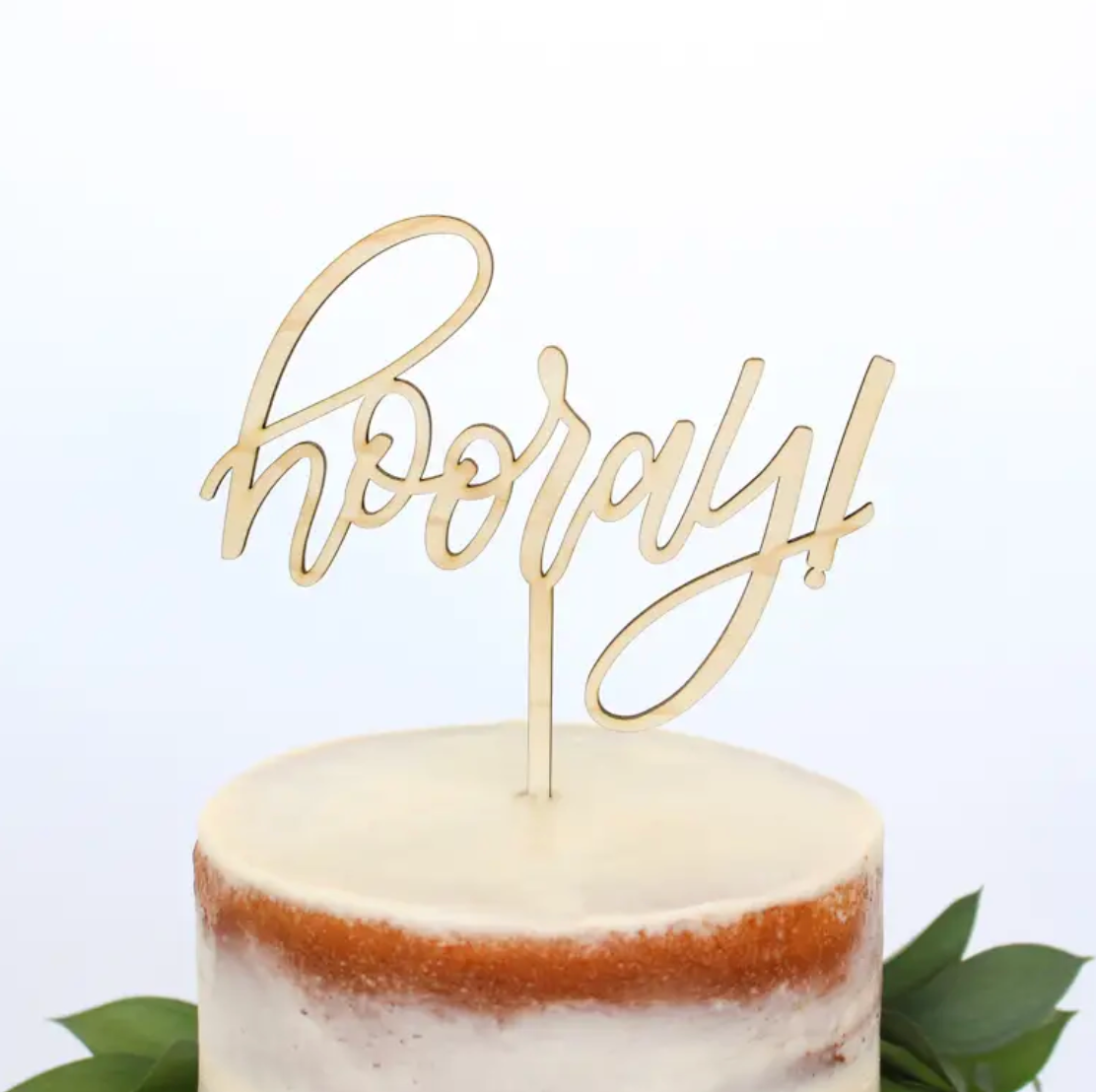 Hooray Cake Topper - CJ Gift Shoppe