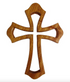 Contoured Wood Cross Small