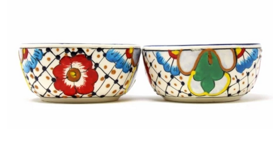 Encantada Floral Bowls - CJ Gift Shoppe