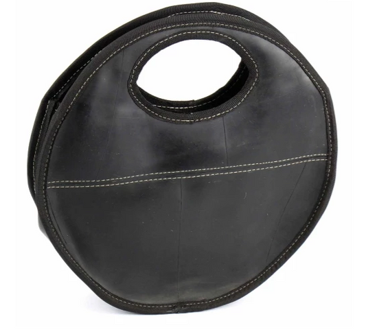 Recycled Rubber Round Handbag - CJ Gift Shoppe