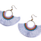 Half Moon Tassel Earrings - CJ Gift Shoppe