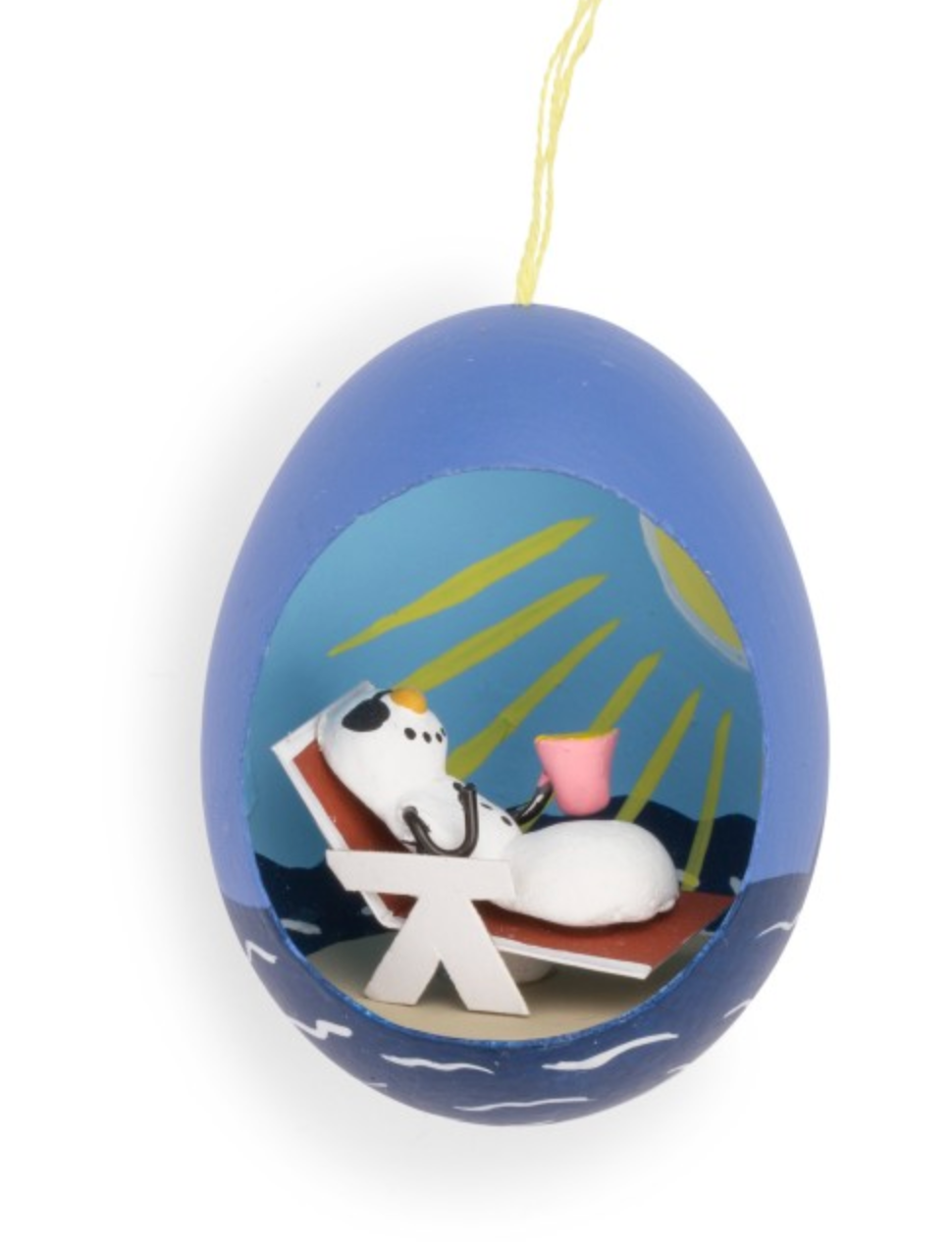 Snowman Egg Ornament - CJ Gift Shoppe
