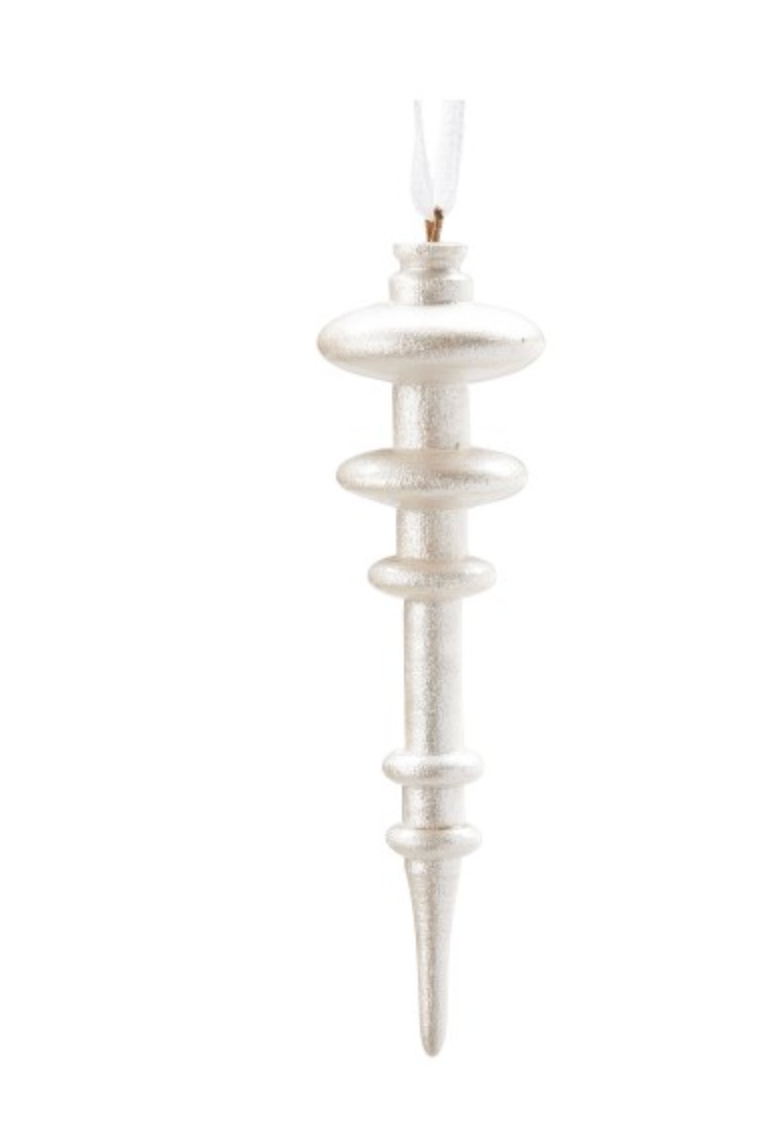 Pearl Spindle Ornament - CJ Gift Shoppe