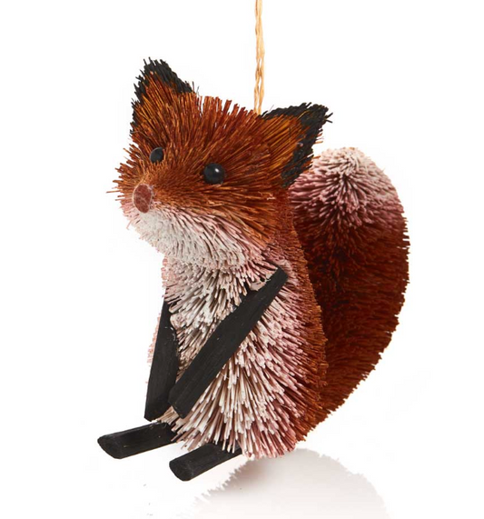 Friendly Fox Buri Ornament - CJ Gift Shoppe