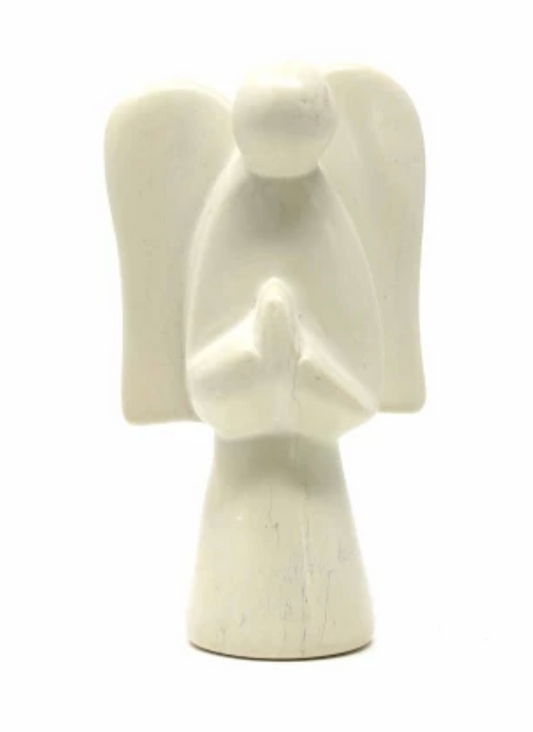 Soapstone Angel Sculpture - CJ Gift Shoppe