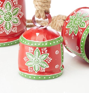 Recycled Holiday Bell-Small - CJ Gift Shoppe