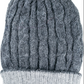 Reversible Cable Knit Beanie Hat - CJ Gift Shoppe