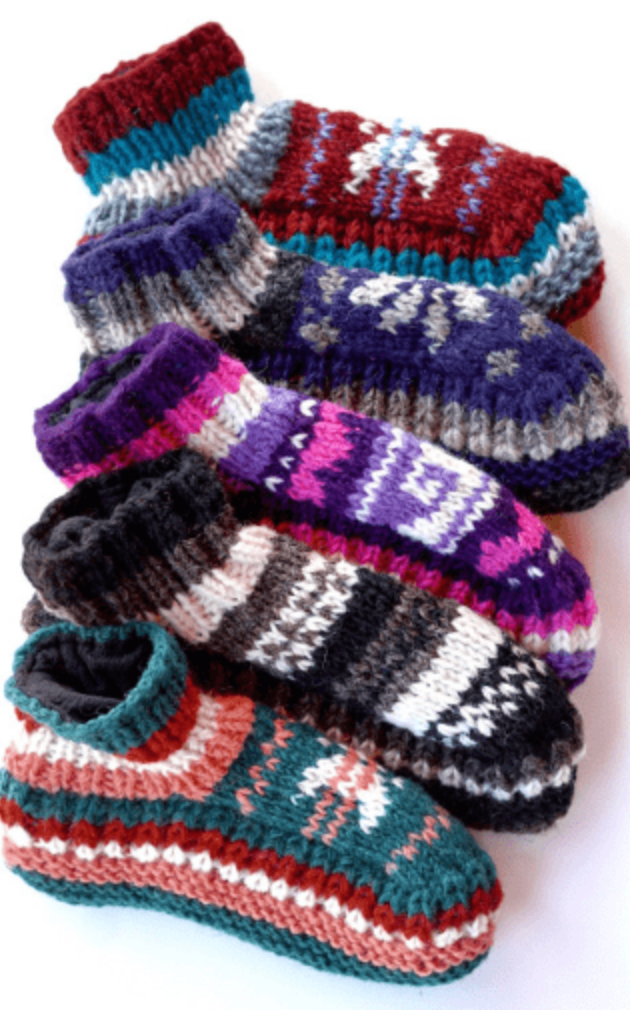 Knit Slipper - CJ Gift Shoppe