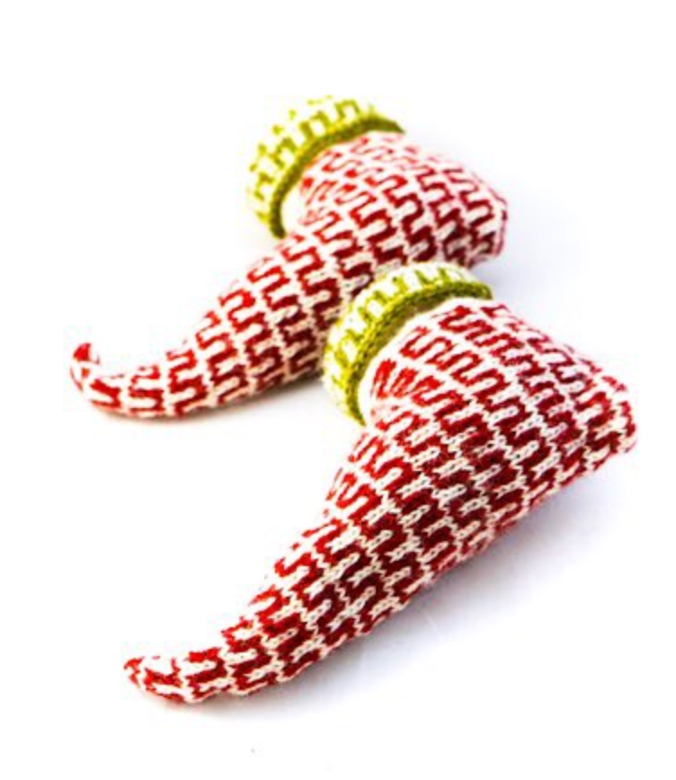 Knit Elf Slipper - CJ Gift Shoppe
