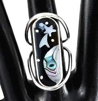 Inlaid Celestial Ring - CJ Gift Shoppe