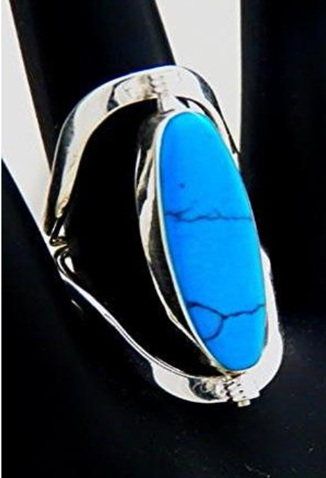 Semi-Precious Stone Flip Ring - CJ Gift Shoppe