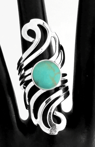 Art Nouveau Stone Ring - CJ Gift Shoppe
