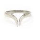 Silver Pointed V Ring - CJ Gift Shoppe