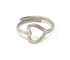 Silver Heart Wraparound Ring