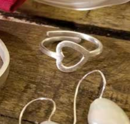 Silver Heart Wraparound Ring - CJ Gift Shoppe