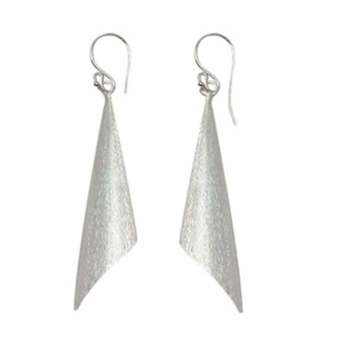 Silver Conical Earrings - CJ Gift Shoppe