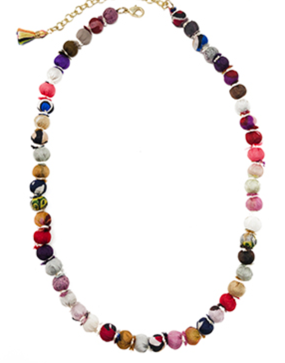 Sari Silk Classic Necklace - CJ Gift Shoppe