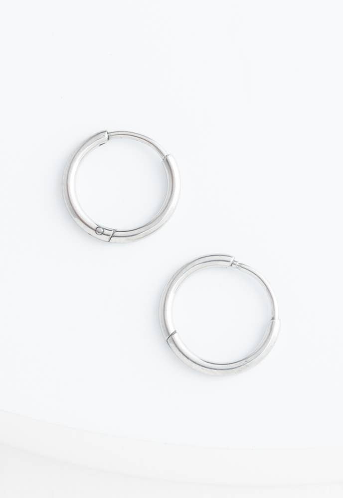 Starfish Project, Inc - Essential Mini Hoops in Silver
