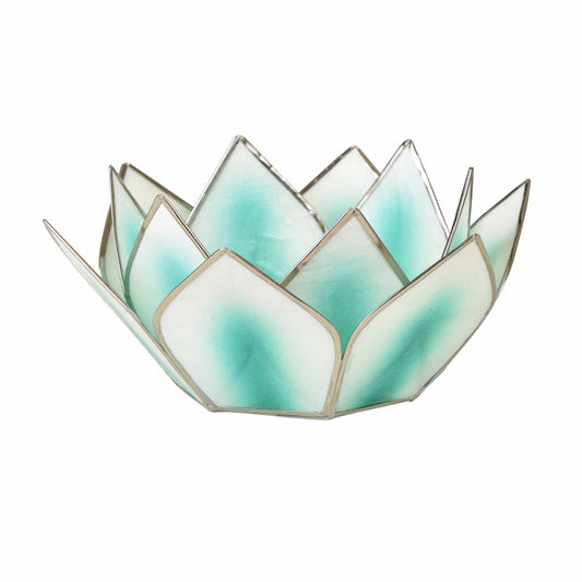 Mini Dahlia Lotus TLight Collection (Turquoise) - CJ Gift Shoppe