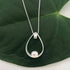 Elegant Teardrop Necklace - Sterling Silver, Indonesia
