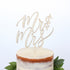 Alexis Mattox Design - Mr & Mrs Maple Wood Cake Topper