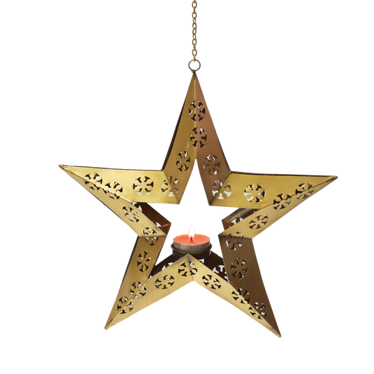 Hanging Star Lantern - CJ Gift Shoppe