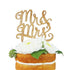 Alexis Mattox Design - Mr & Mrs Cake Topper (Cherry Wood)