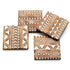 Mango Wood Coaster Set