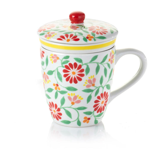 Sang Hoa Ceramic Tea Infuser Mug - CJ Gift Shoppe