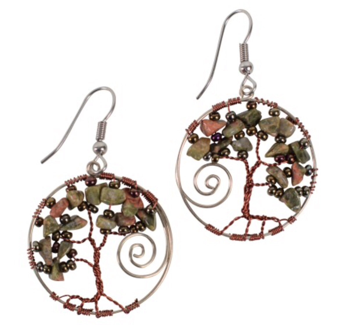 Twisted Tree Earrings - CJ Gift Shoppe