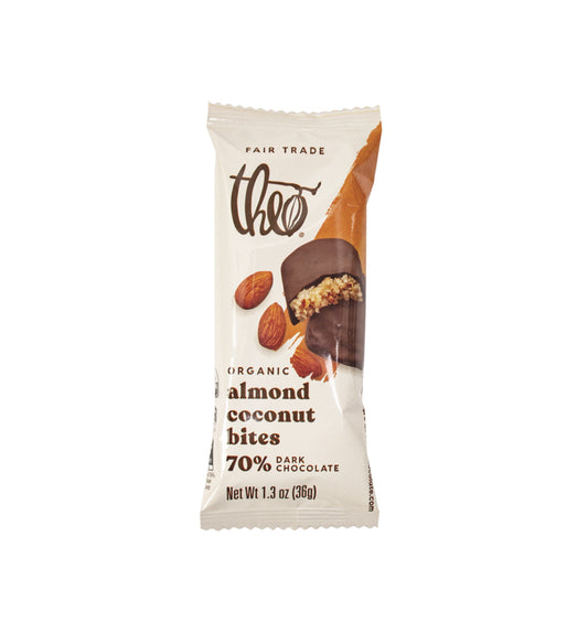 Dark Chocolate Almond Coconut Bites