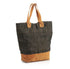 Black Herringbone Tote