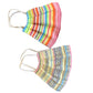 Rainbow Pleated Face Mask - CJ Gift Shoppe