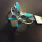 Turquoise Butterfly Bangle - CJ Gift Shoppe