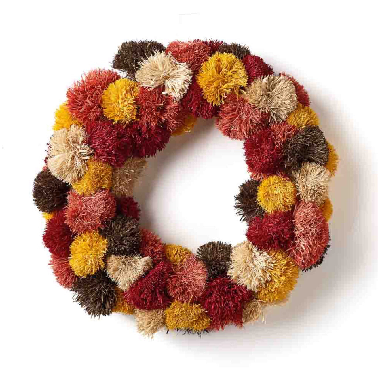 Pom Pom Wreath - CJ Gift Shoppe