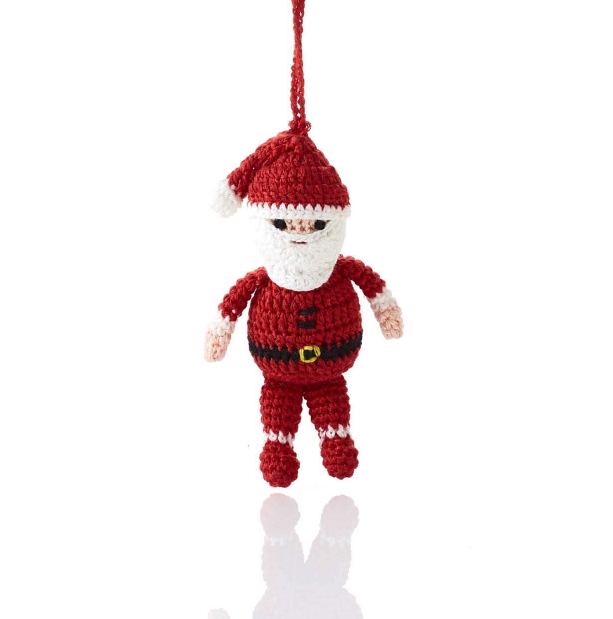 Crocheted Santa Ornament - CJ Gift Shoppe
