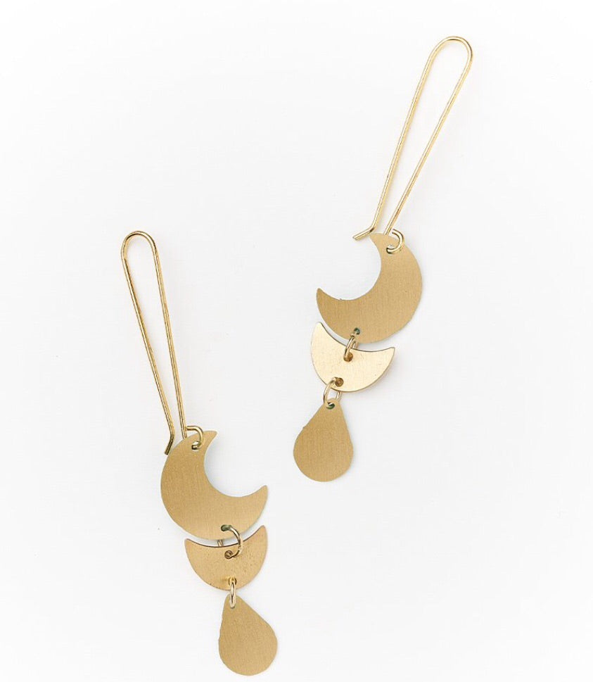 Rajani Gold Drop Earrings - CJ Gift Shoppe