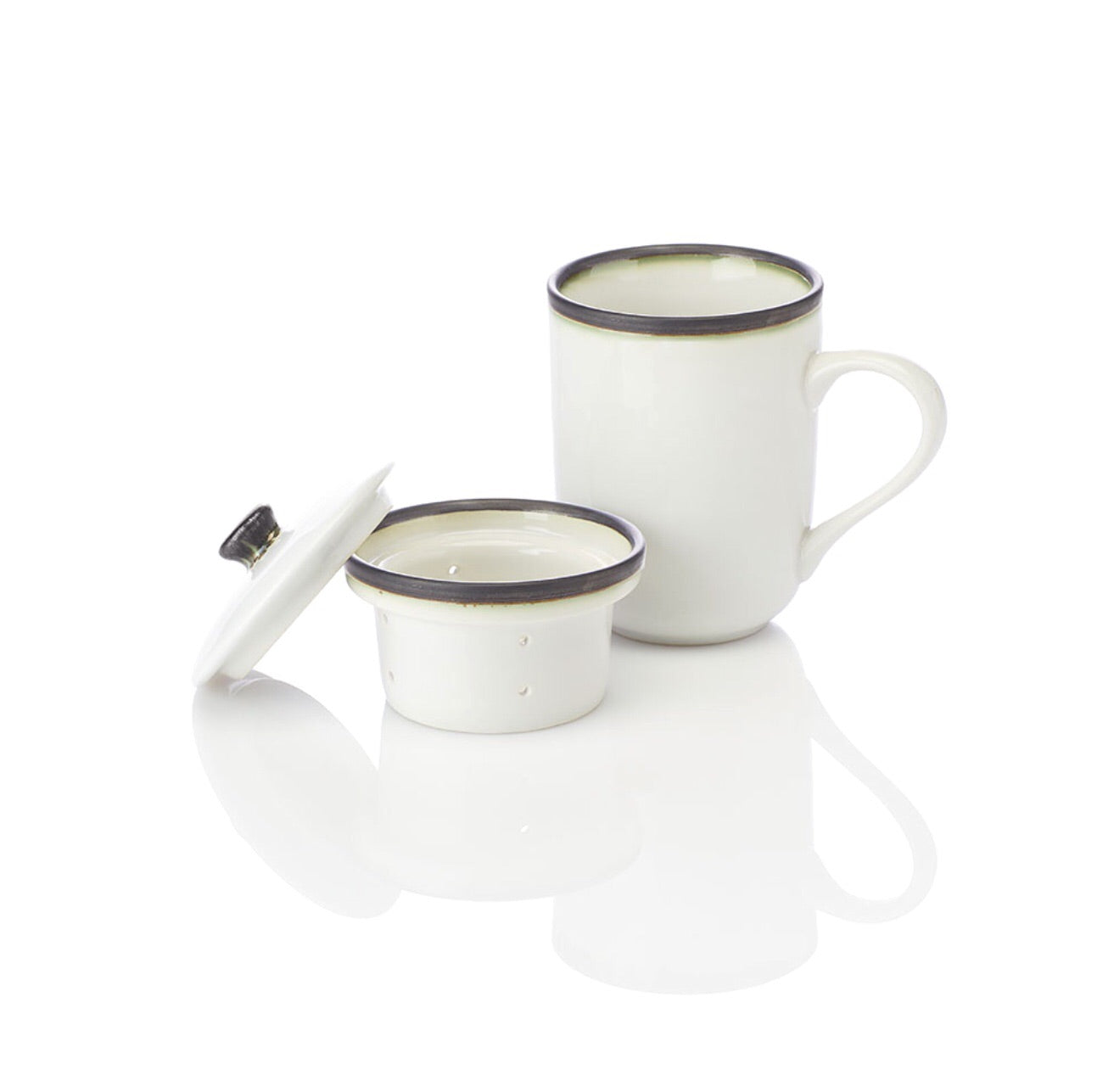 Modern Line Tea Infuser Mug - CJ Gift Shoppe