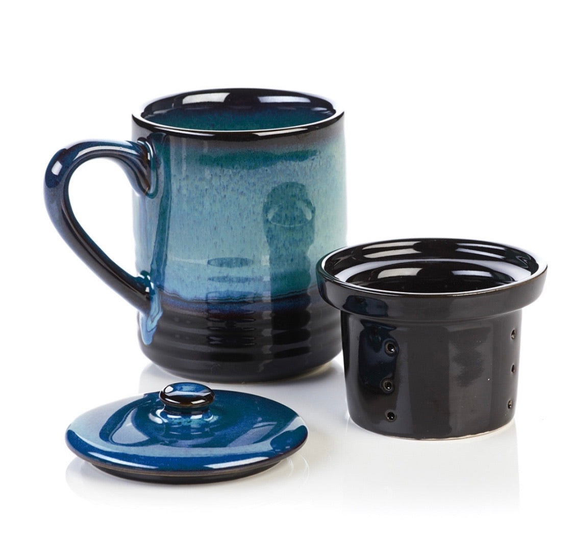 Lak Lake Ceramic Tea Infuser Mug - CJ Gift Shoppe