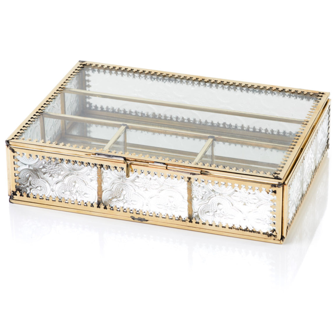 Jadani Glass Jewelry Box